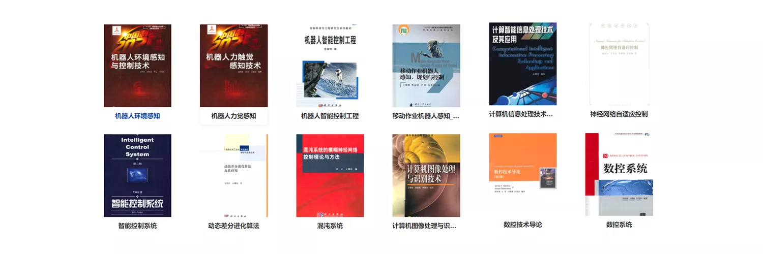 王耀南院士团队部分专著示例